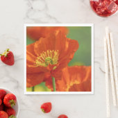 Mooie rode papavery servet (Insitu)