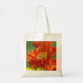 Mooie rode papavery tote bag