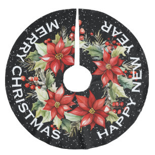 MOOIE RODE POINSETTIA KERSTKRANS KERSTBOOM ROK