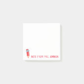 Mooie rode potloodnotities post-it® notes (Voorkant)