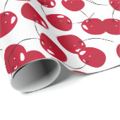 Mooie rode rode kersen cadeaupapier (Rol Hoek)