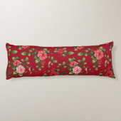 Mooie rode rode roodroodrover lichaamskussen (Achterkant)