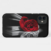 Mooie rode roodrover in boek Case-Mate iPhone case (Achterkant (horizontaal))