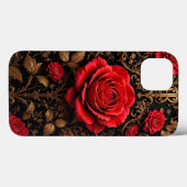 Mooie rode roos Case-Mate iPhone case (Achterkant (horizontaal))
