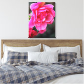 Mooie Rode Roos Foto Canvasprint Canvas Afdruk (Insitu (Slaapkamer))