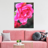 Mooie Rode Roos Foto Canvasprint Canvas Afdruk (Insitu (Woonkamer))