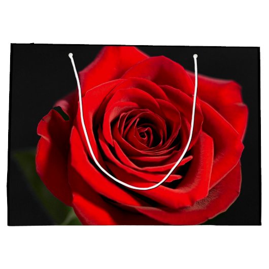 Mooie rode roos groot cadeauzakje (Achterkant)