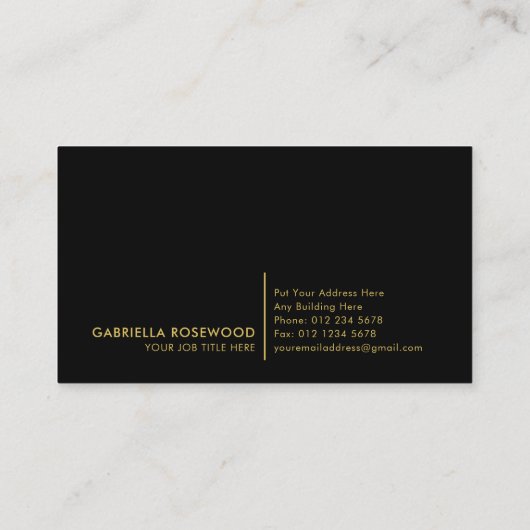 Mooie rode roos met zwart vierkant goud Lijst Visitekaartje (Achterkant)