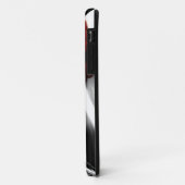 Mooie rode roos met zwart & witte achtergrond Case-Mate iPhone case (Achterkant/links)