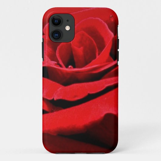 Mooie Rode Roos Natuur Bloem Case-Mate iPhone Case (Achterkant)