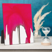 Mooie Rode roos onder de witte hemel Fotoplaat (Zijkant)