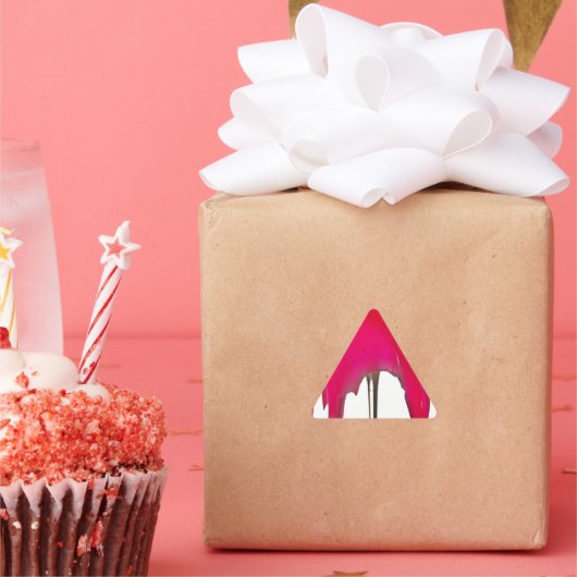 Mooie Rode roos onder de witte hemel Sticker (Feest)