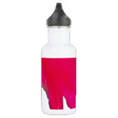 Mooie Rode roos onder de witte hemel Waterfles (Rechts)