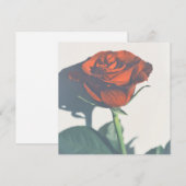 Mooie rode roze Jouw tekst platte Kaart (Voorkant / Achterkant)