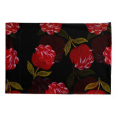 Mooie rode rozen borduren naadloos kussensloop (Achterkant-Links)