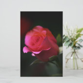 Mooie rode rozen briefpapier (Staand voorkant)