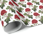 Mooie Rode Rozen Cadeaupapier (Rol Hoek)