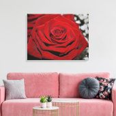Mooie rode rozen canvas afdruk (Insitu (Woonkamer))