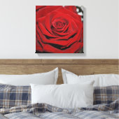 Mooie rode rozen canvas afdruk (Insitu (Slaapkamer))