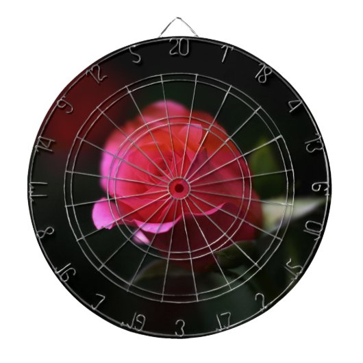 Mooie rode rozen dartbord (Voorkant)