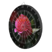 Mooie rode rozen dartbord (Voorkant Rechts)