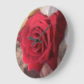 Mooie rode rozen grote klok (Hoek)