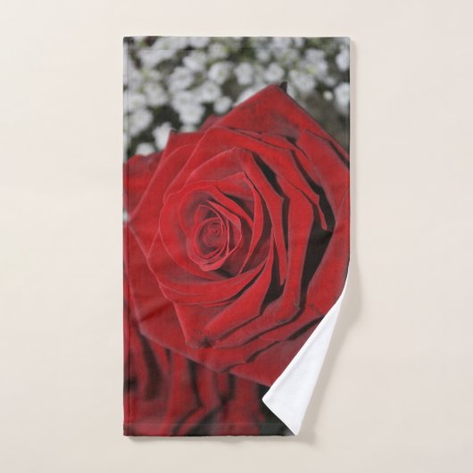 Mooie rode rozen handdoek (Handdoek)