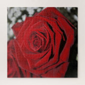 Mooie rode rozen legpuzzel (Verticaal)