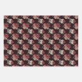 Mooie Rode Rozen Lente Bruidsdouche  Inpakpapier Vel (Voorkant 2)