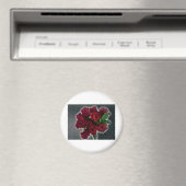 MOOIE RODE ROZEN MAGNEET (Insitu (Vaatwasser))