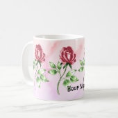Mooie rode rozen mokken (Voorkant links)