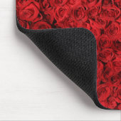 Mooie rode rozen Mousepad Muismat (Hoek)