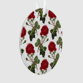 Mooie Rode Rozen Ornament (voorkant)
