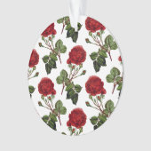 Mooie Rode Rozen Ornament (voorkant)