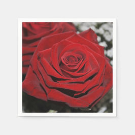 Mooie rode rozen servet