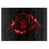 Mooie rode rozen snijplank (Voorkant)