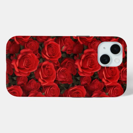 Mooie rode rozen telefoonhoes Case-Mate iPhone case (Achterkant (horizontaal))