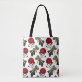 Mooie Rode Rozen Tote Bag (Voorkant)
