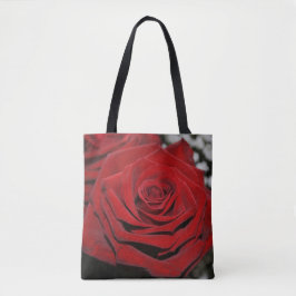 Mooie rode rozen tote bag