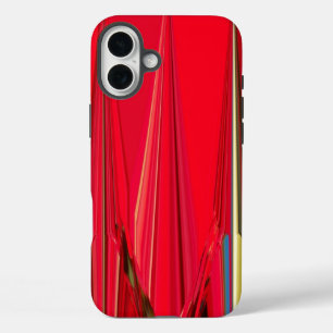 Mooie rode rozentextuur kleur design kunst print iPhone 16 plus hoesje