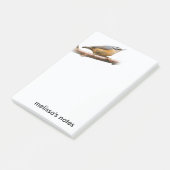 Mooie, rode snat op een filiaal post-it® notes (Schuin)