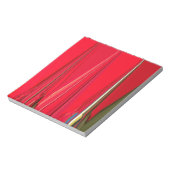 Mooie rode textuur kleur Abstracte kunst ontwerp Notitieblok (Linkerzijde)