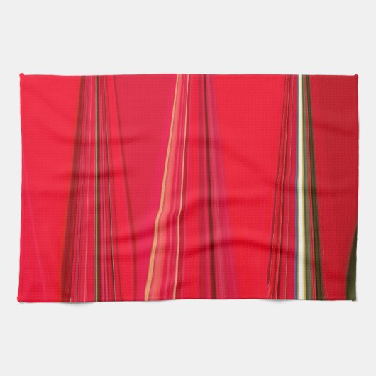 Mooie rode textuur kleur Abstracte kunst ontwerp Theedoek (Horizontaal)
