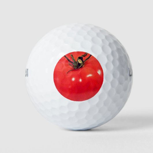 Mooie rode tomaat 4Josie Golfballen (Voorkant)