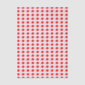 Mooie rode tomatenpatroon tissuepapier (Voorkant)