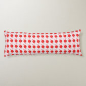 Mooie rode tomatenprint lichaamskussen (Achterkant)