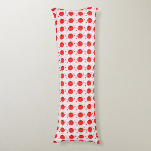 Mooie rode tomatenprint lichaamskussen