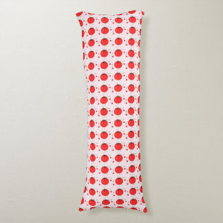 Mooie rode tomatenprint lichaamskussen