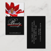 Mooie rode ventilator 2 Visitekaartjes (Voorkant / Achterkant)