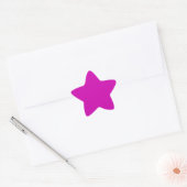 Mooie Rode Violet Ster Sticker (Envelop)